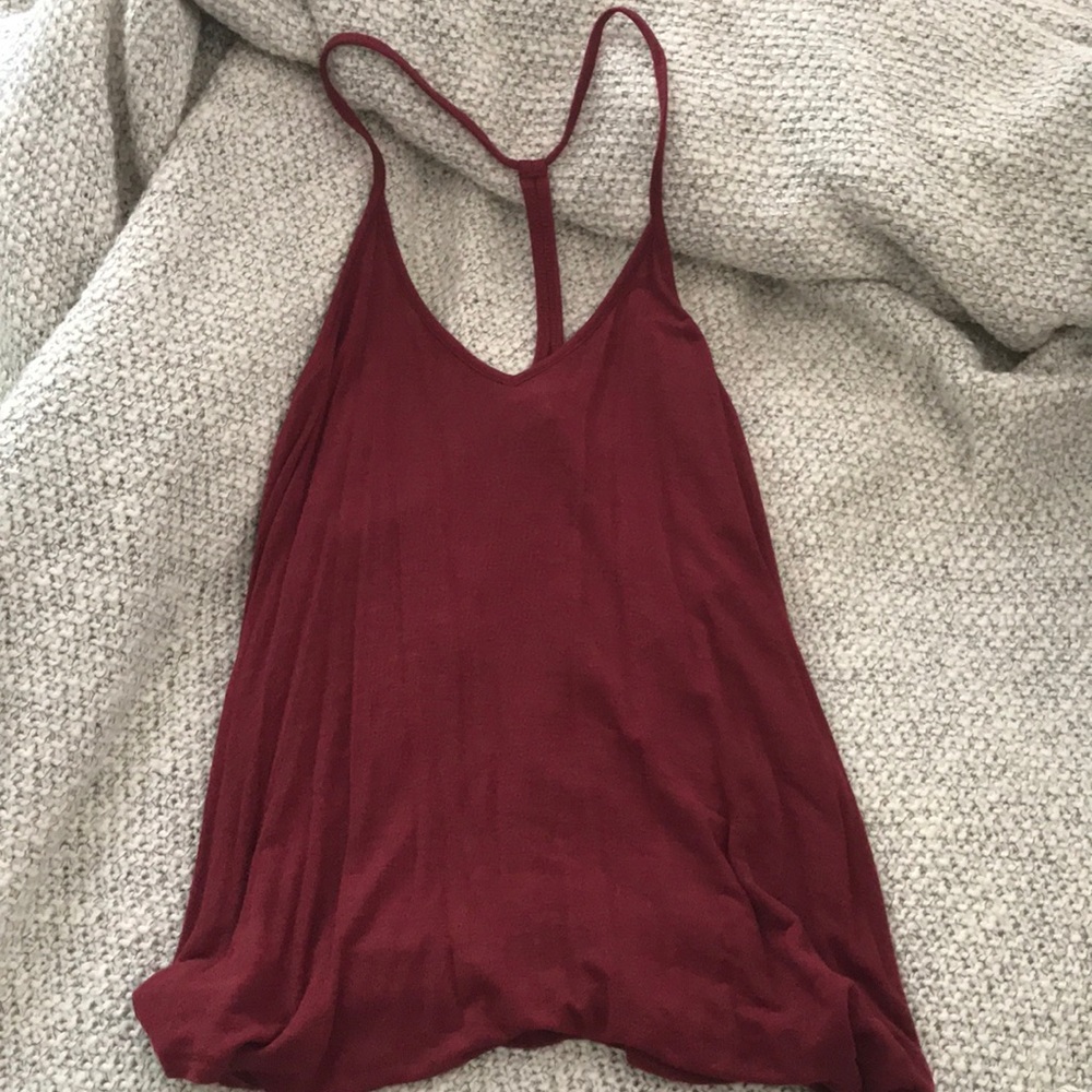 urban outfitters maroon tank top